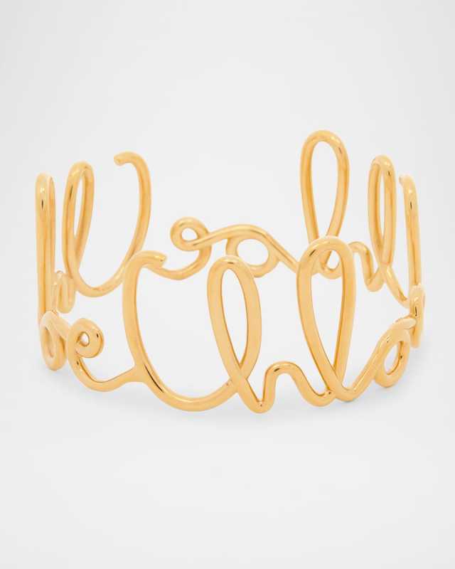 Openwork Logo Bracelet